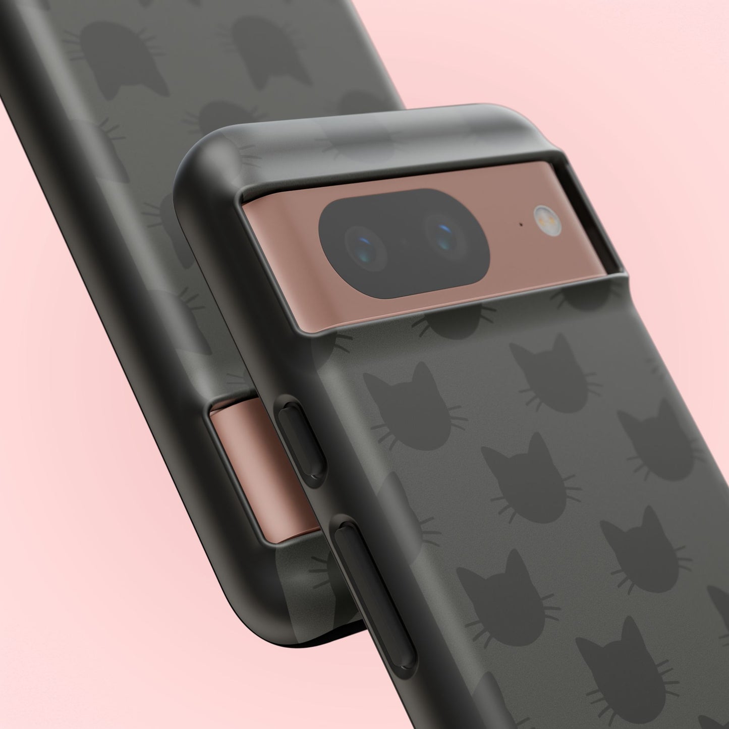 Black Cat Tough Phone Case