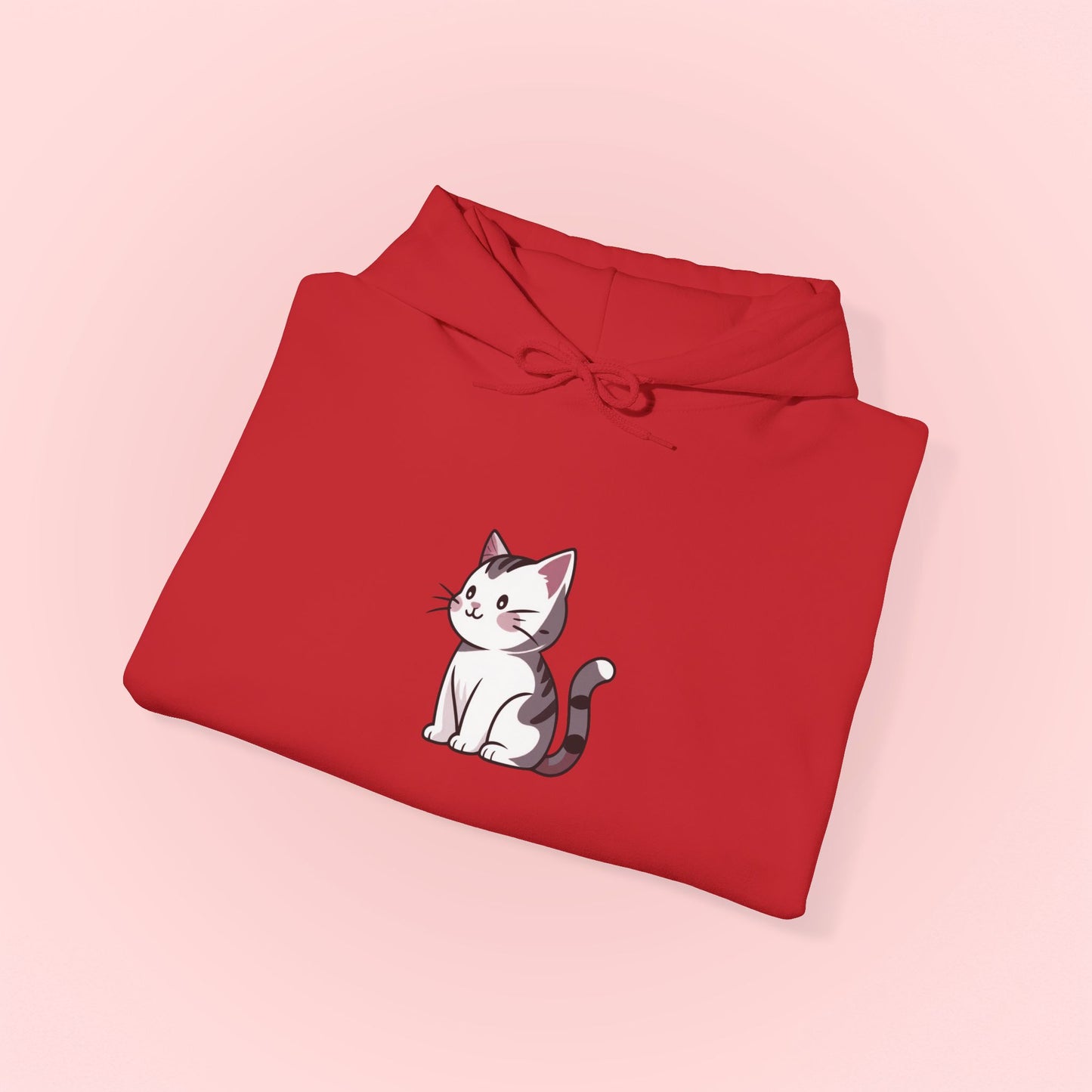 Gray Cat Hoodie