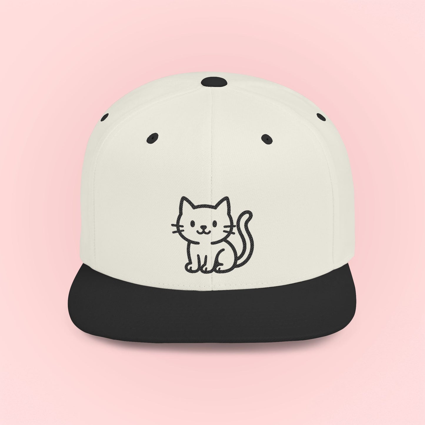 Snapback Cap - Kitty Design