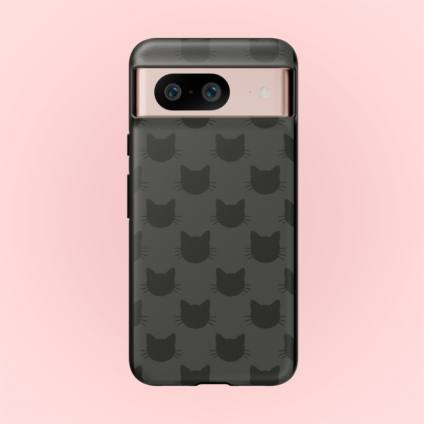 Black Cat Tough Phone Case