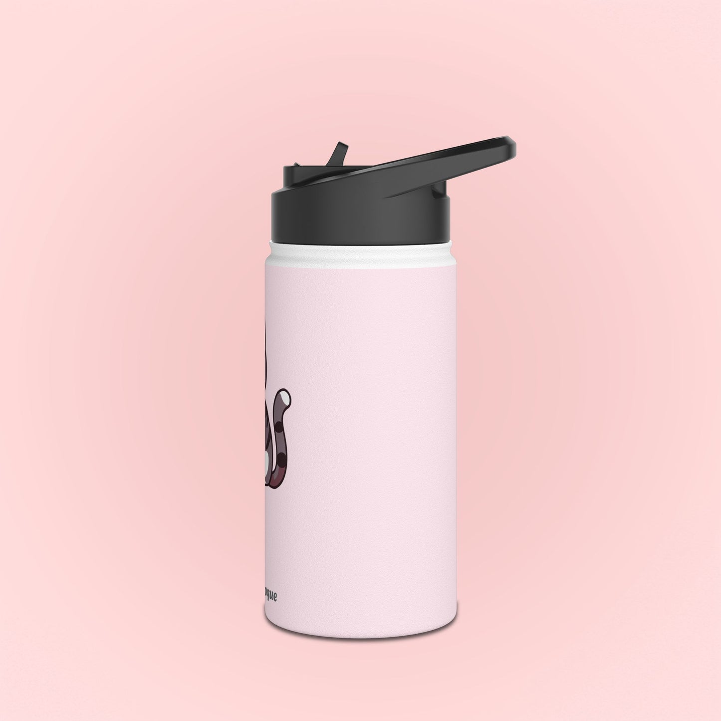 Gray Kitty Water Bottle