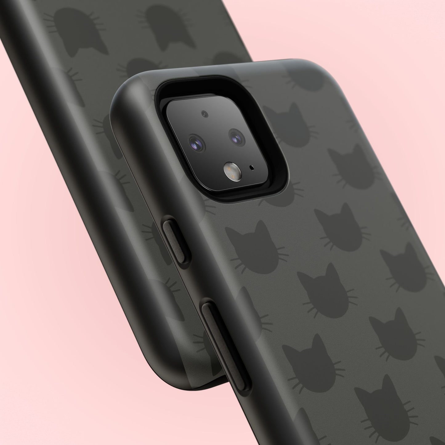 Black Cat Tough Phone Case