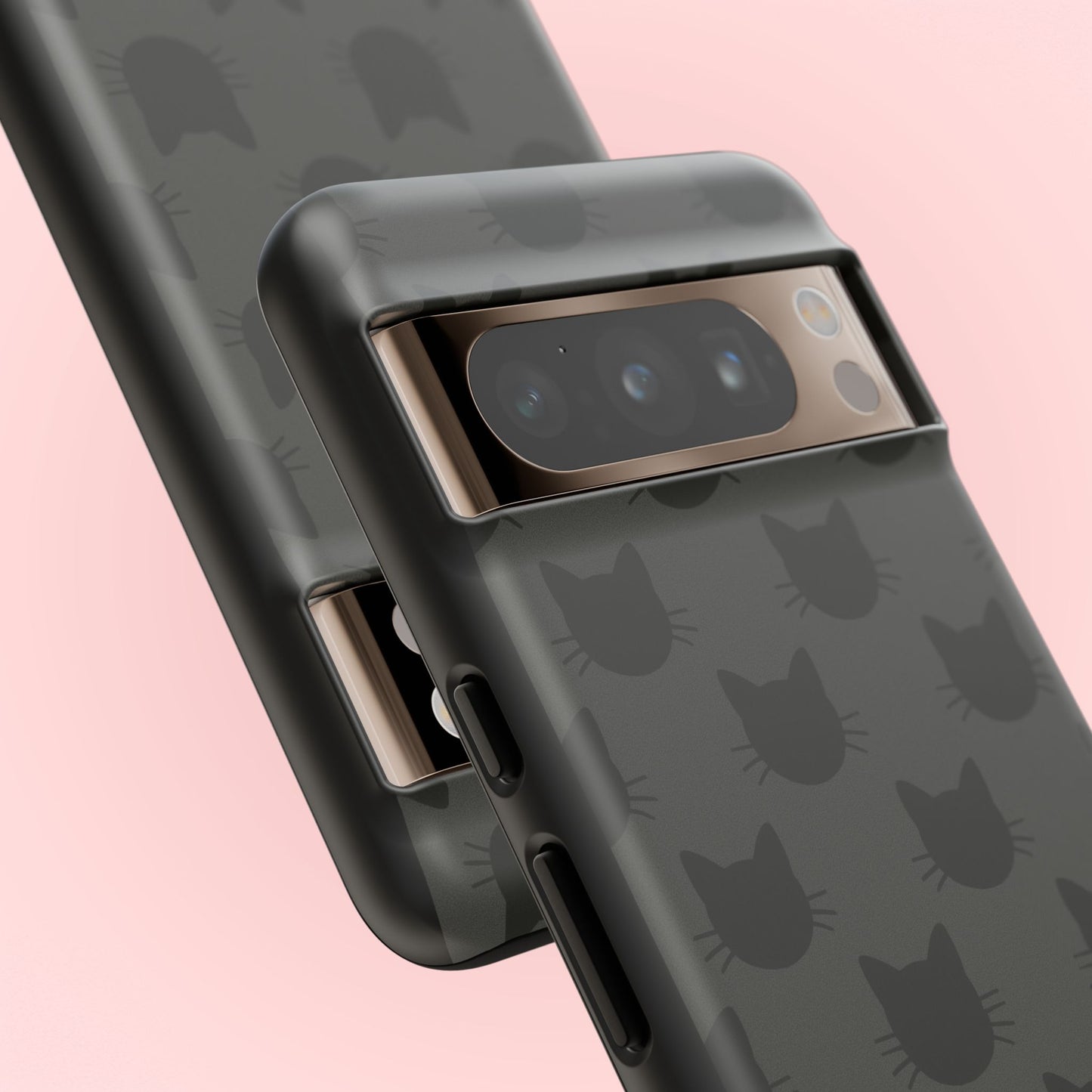 Black Cat Tough Phone Case