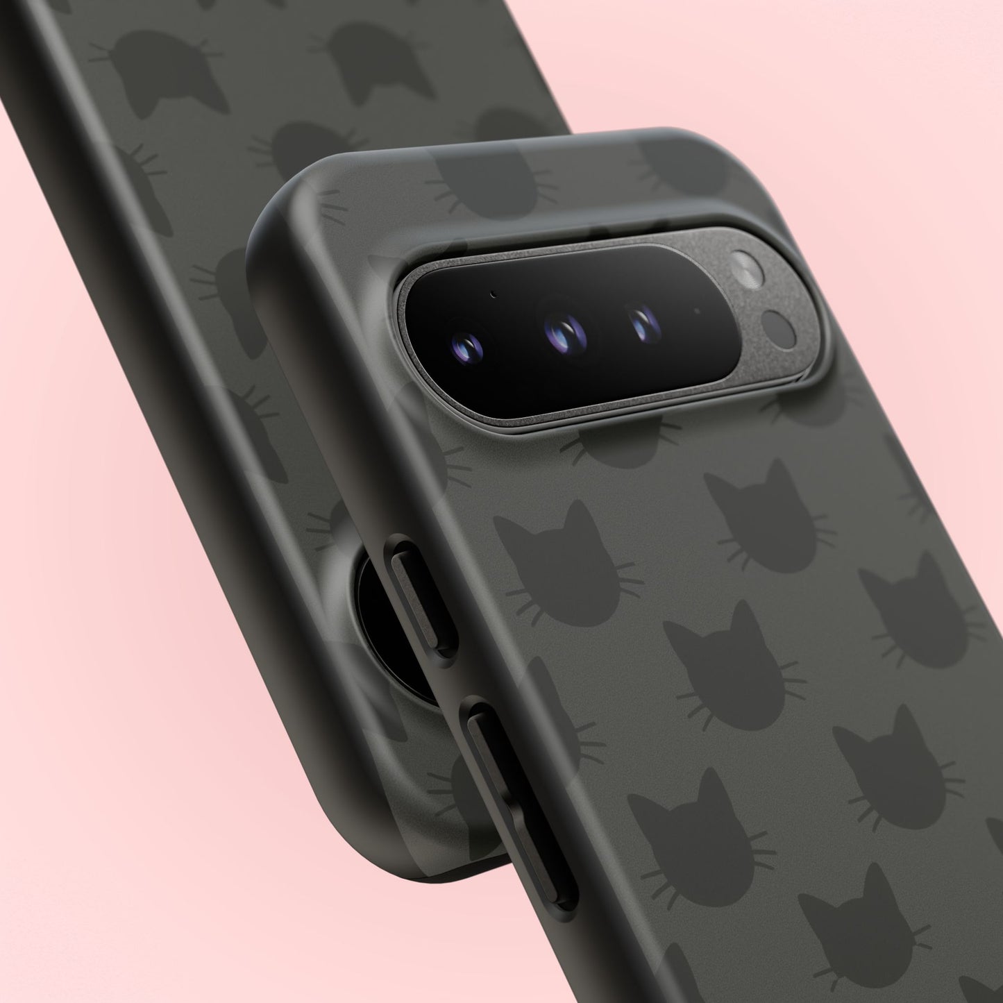 Black Cat Tough Phone Case