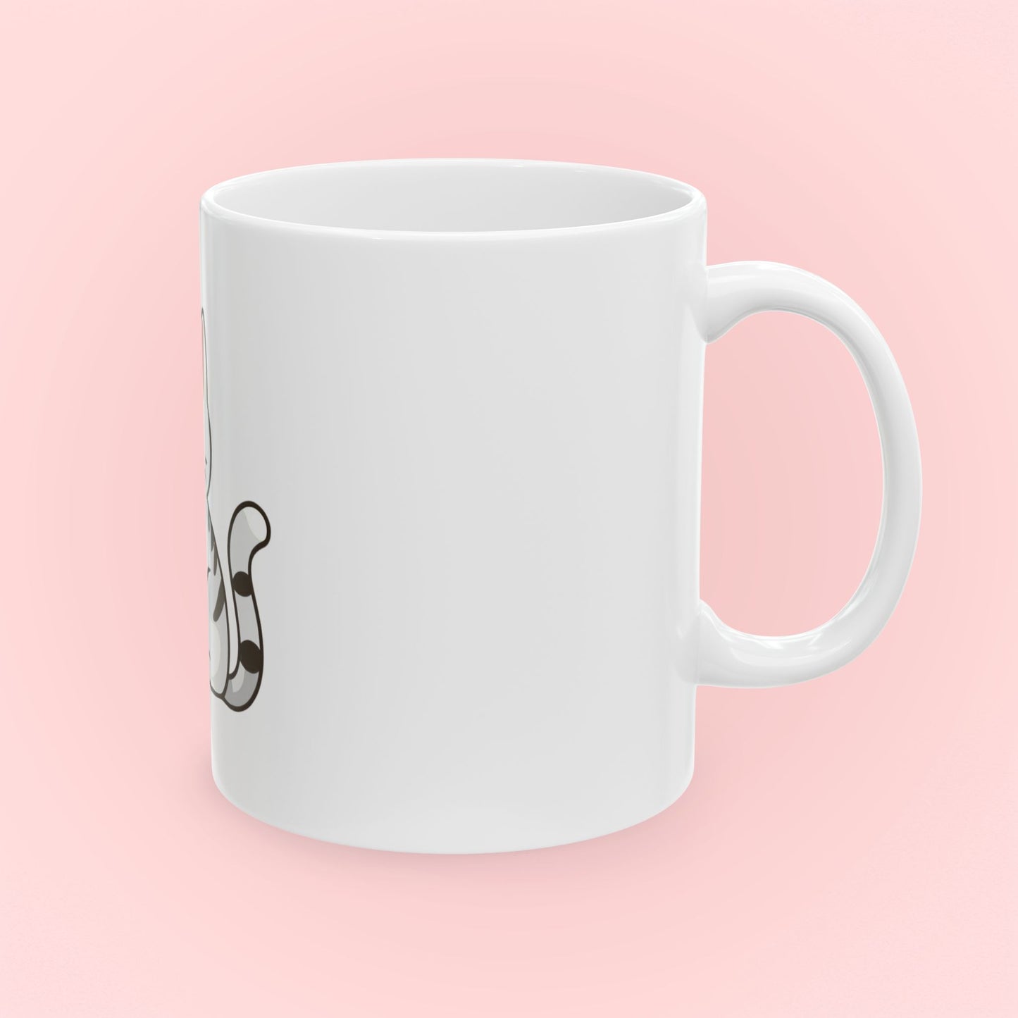 White Kitty Mug - 11oz Ceramic Mug