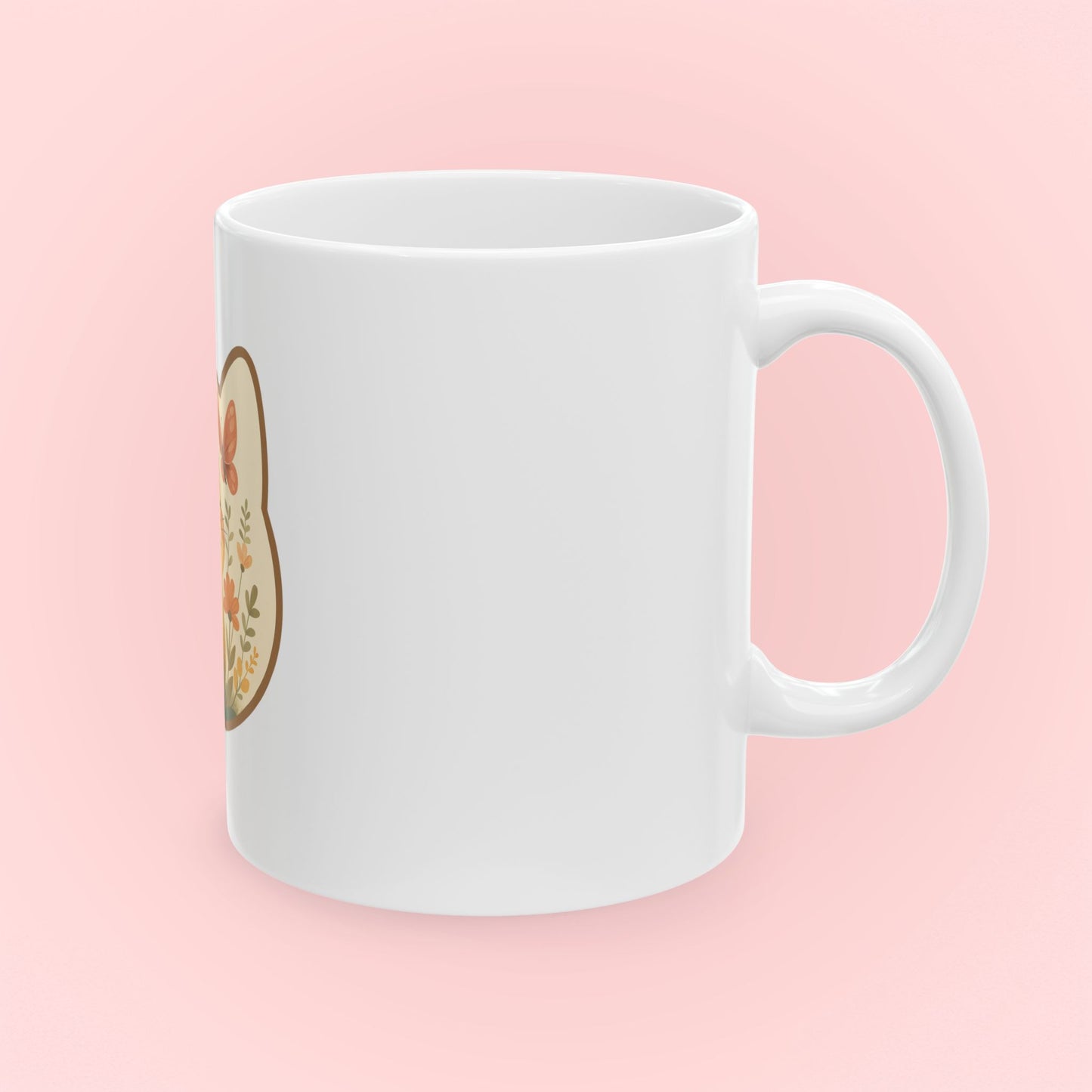 Flower Kitty Mug