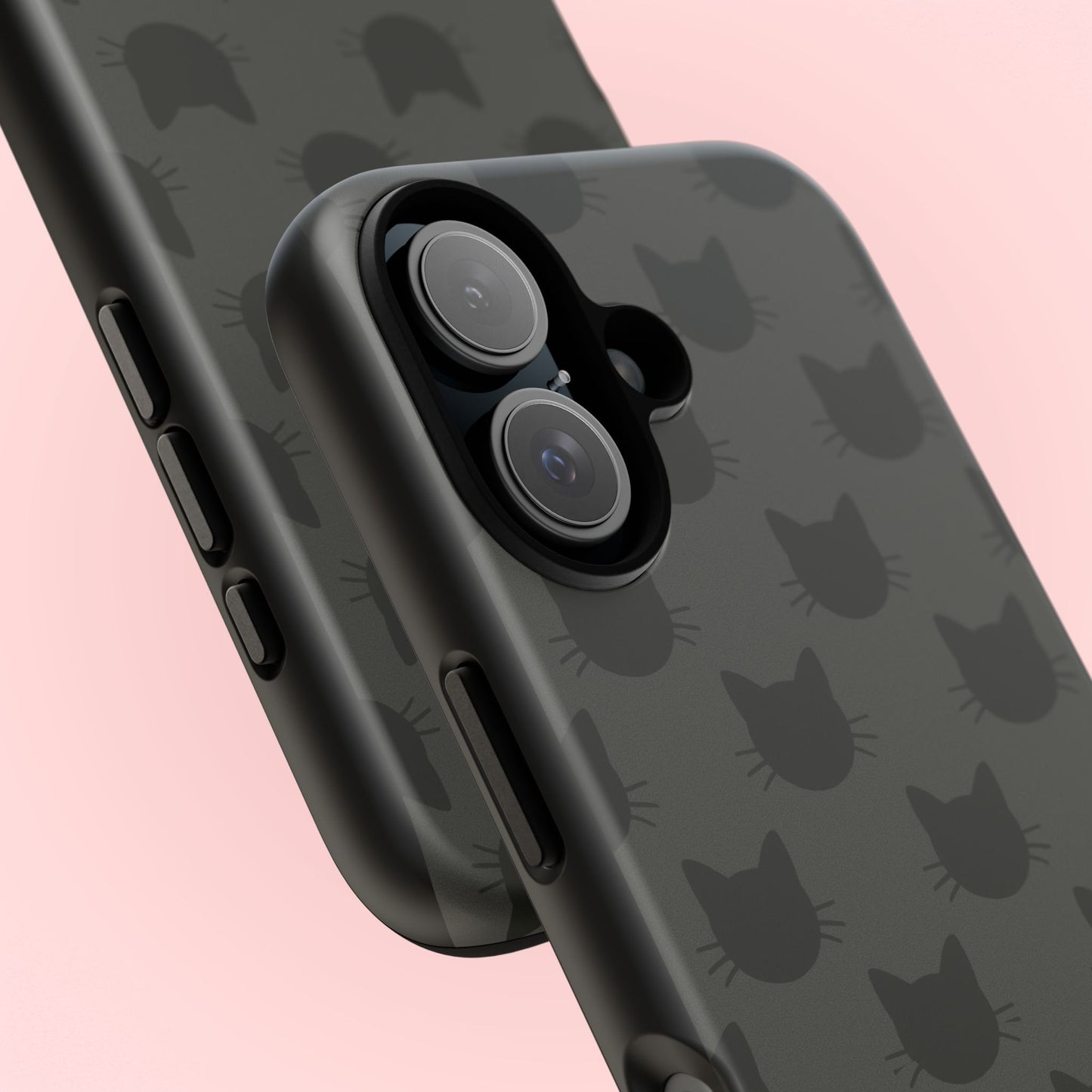 Black Cat Tough Phone Case