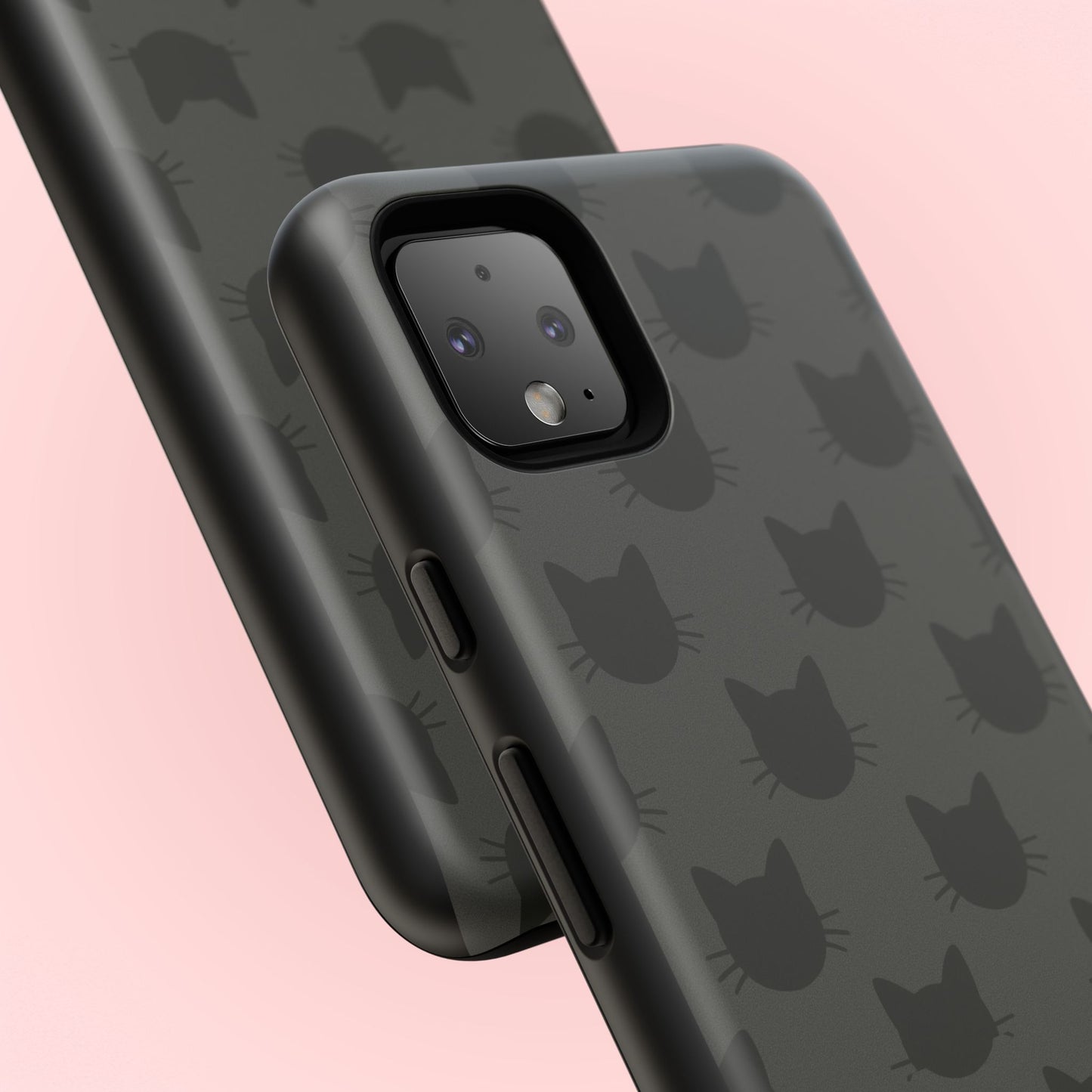 Black Cat Tough Phone Case