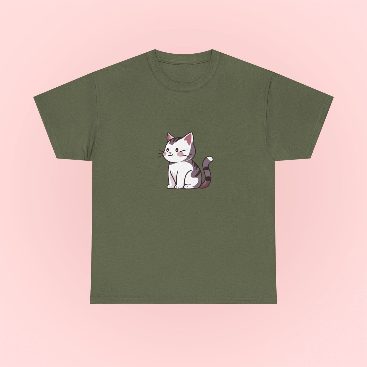 Gray Cat Tee