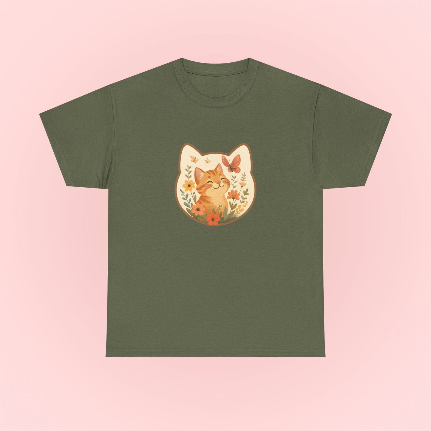 Flower Kitty Tee