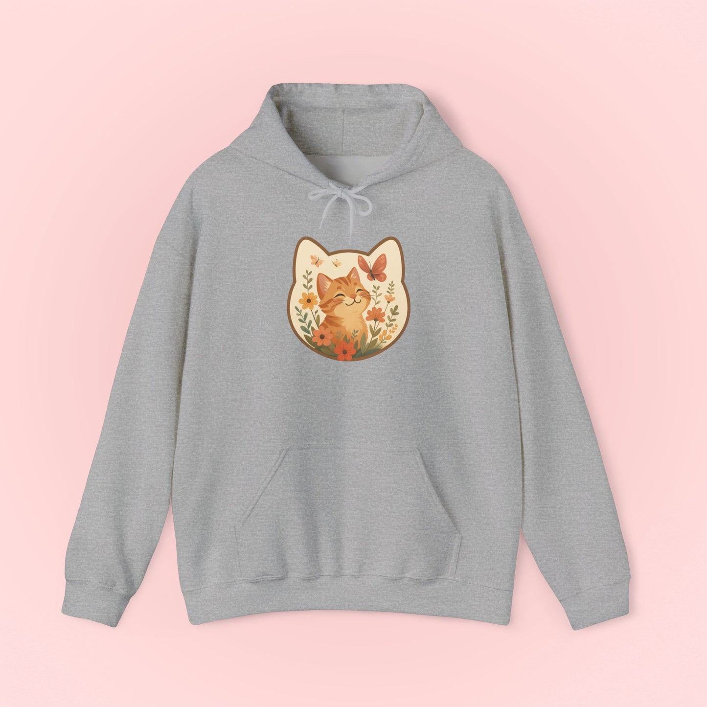 Flower Cat Hoodie