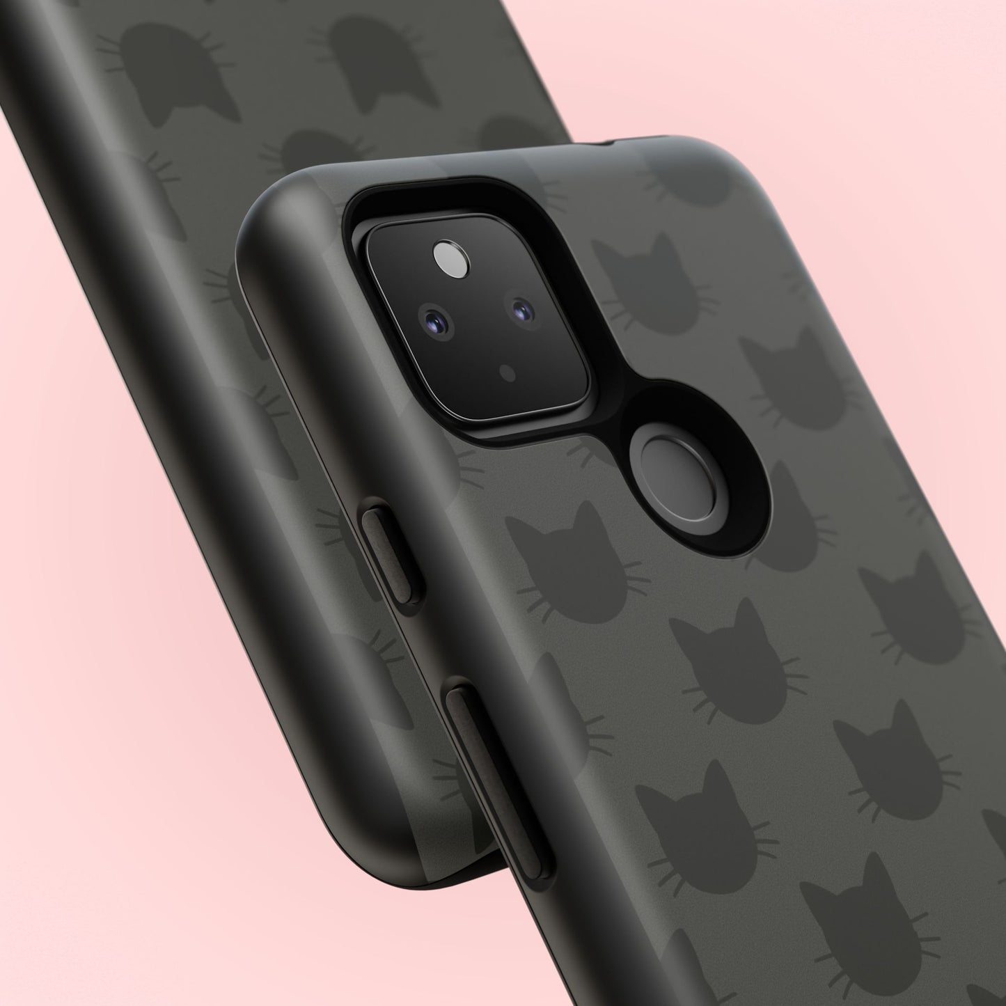 Black Cat Tough Phone Case