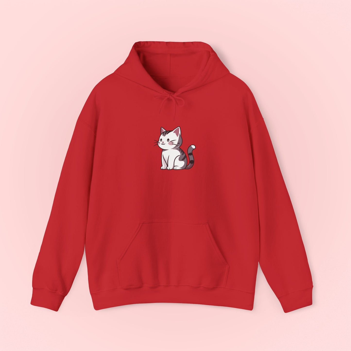 Gray Cat Hoodie