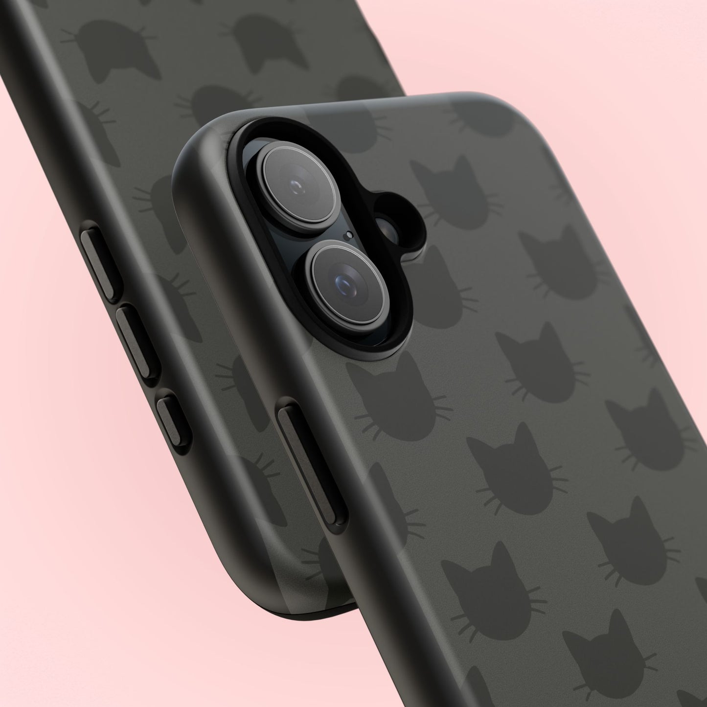 Black Cat Tough Phone Case