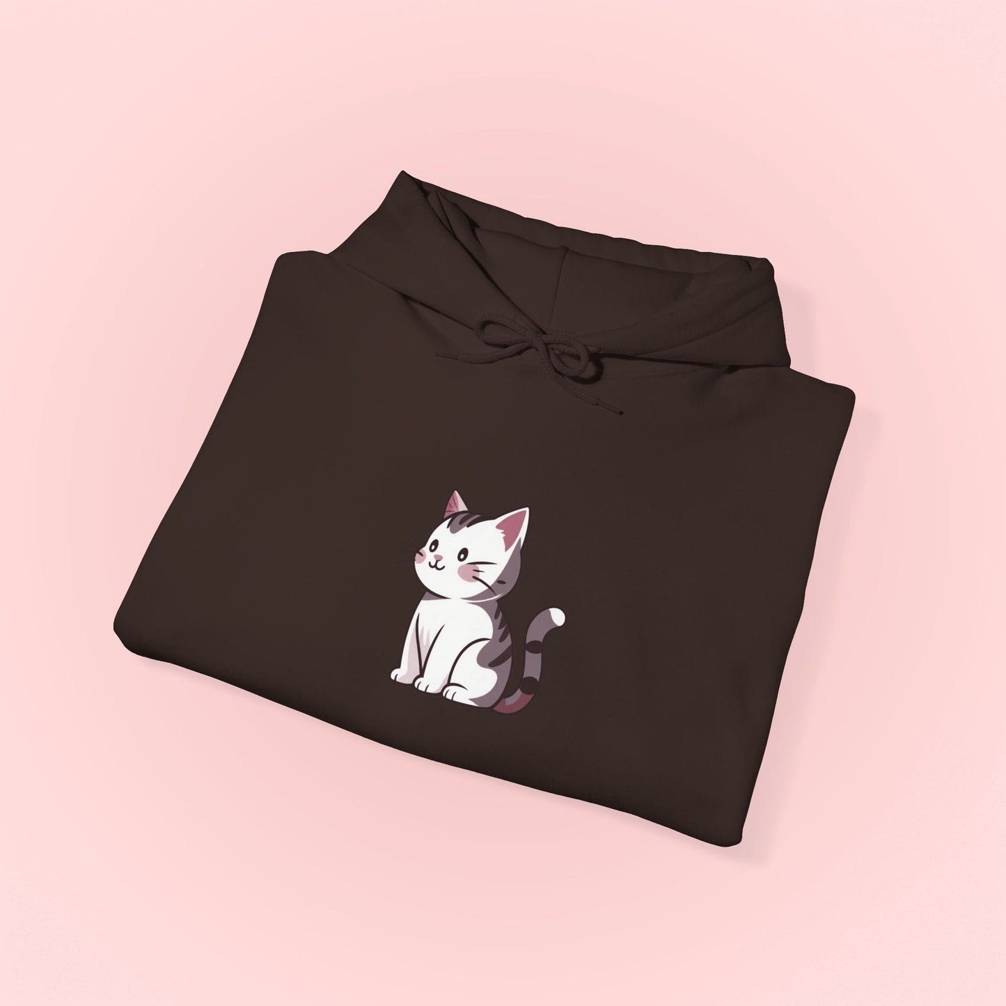 Gray Cat Hoodie