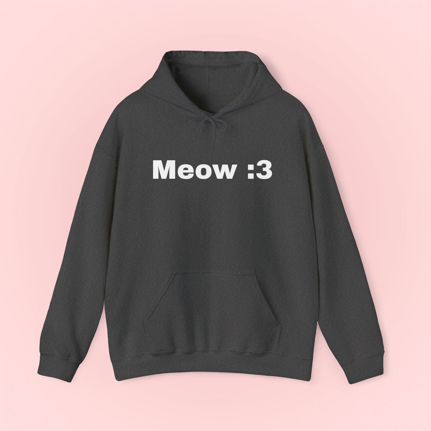 Meow :3 Hooded Sweatshirt