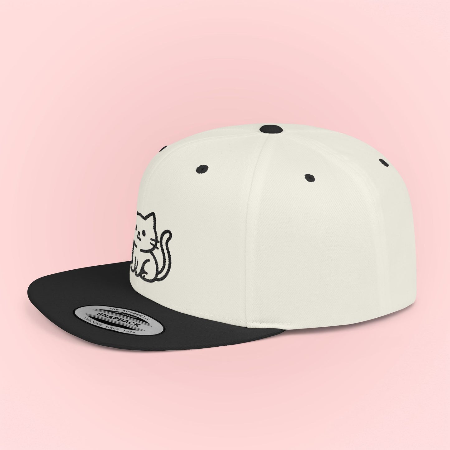Snapback Cap - Kitty Design
