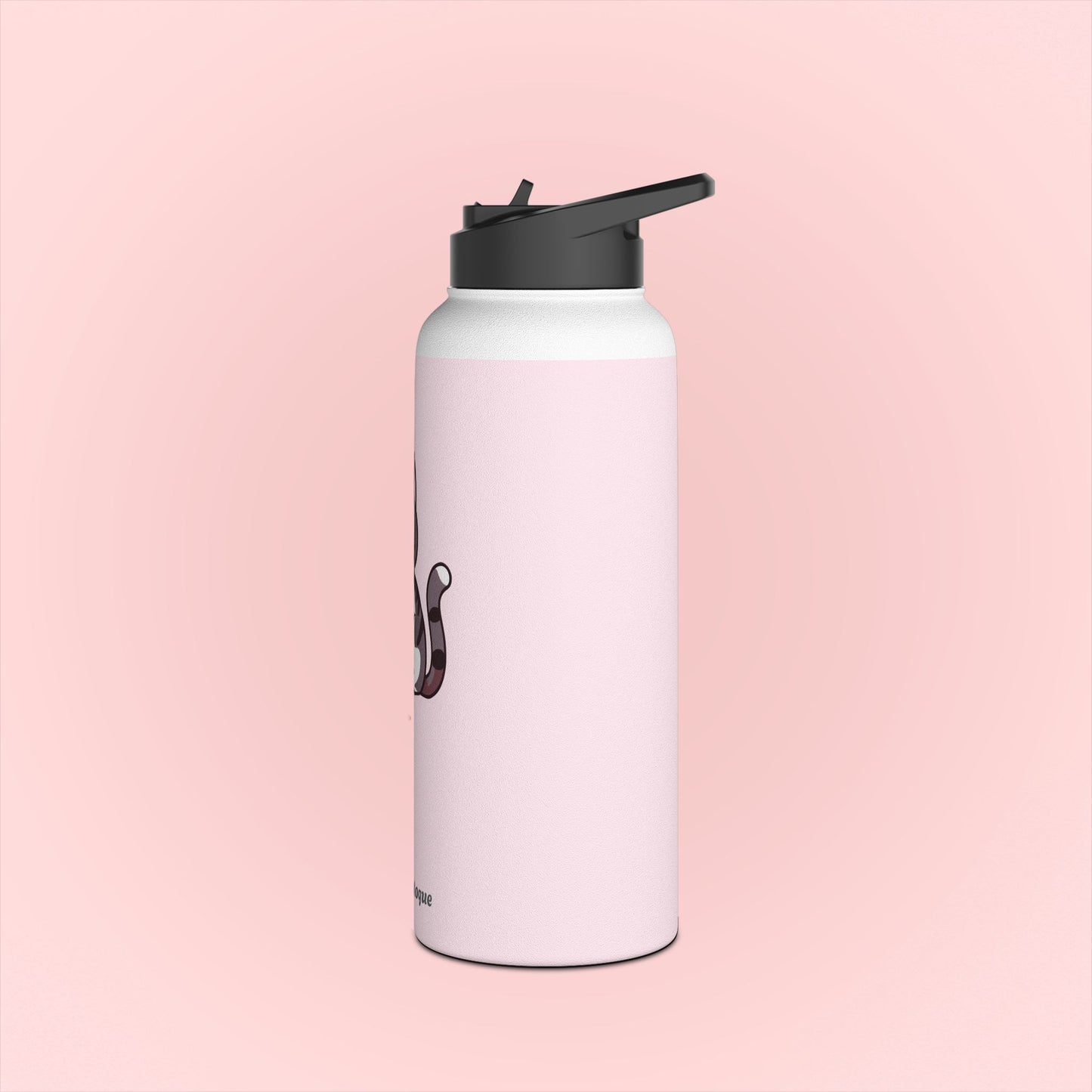 Gray Kitty Water Bottle