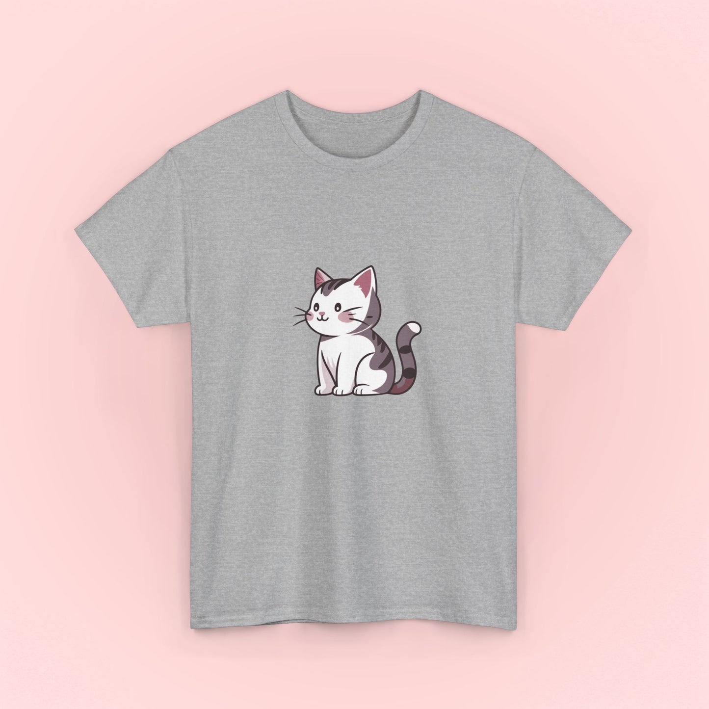 Gray Cat Tee