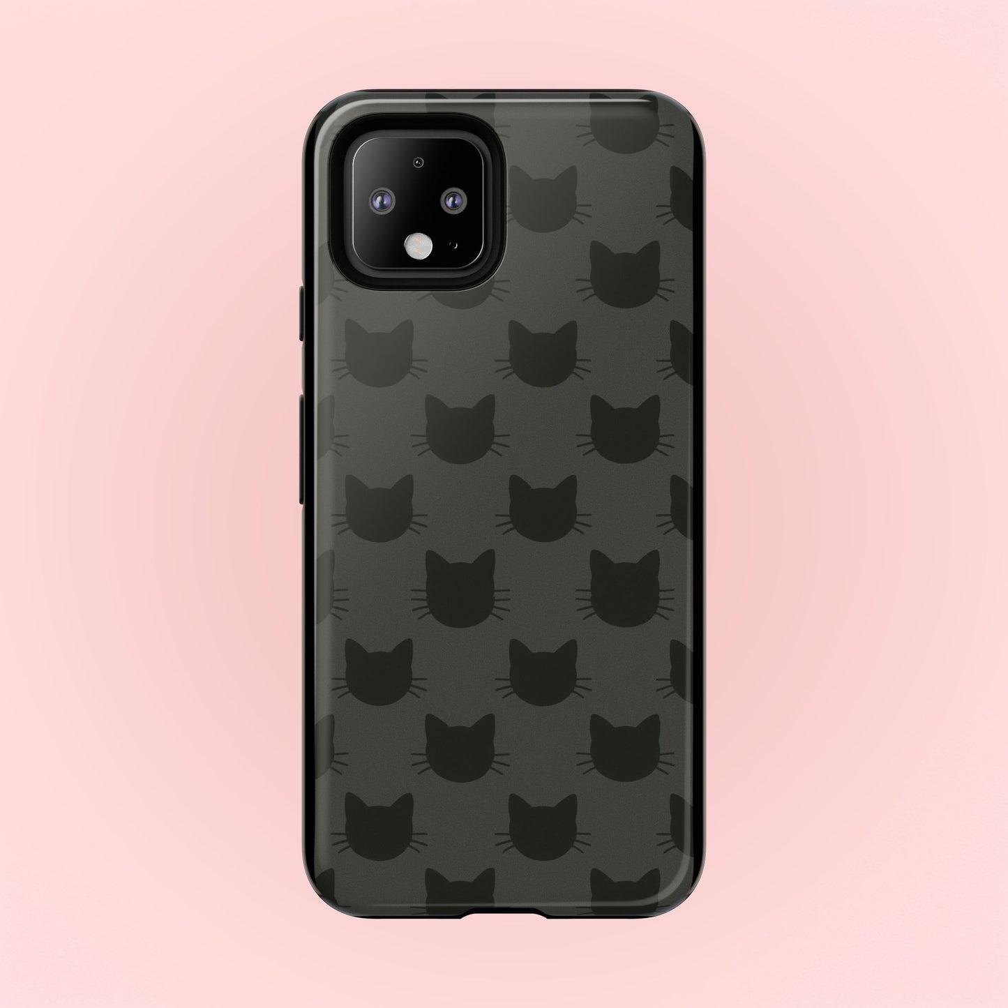 Black Cat Tough Phone Case