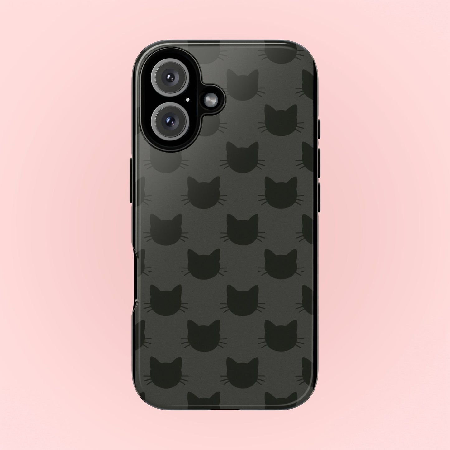 Black Cat Tough Phone Case