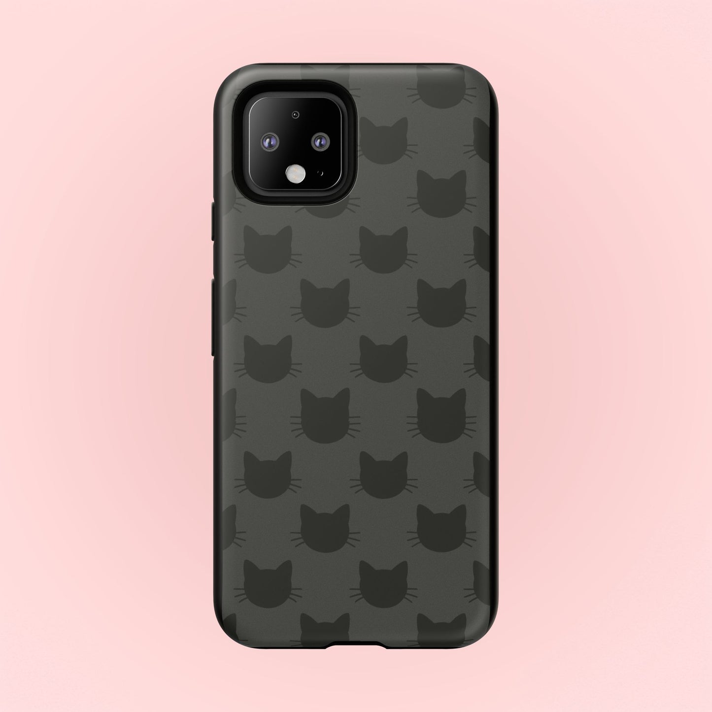 Black Cat Tough Phone Case