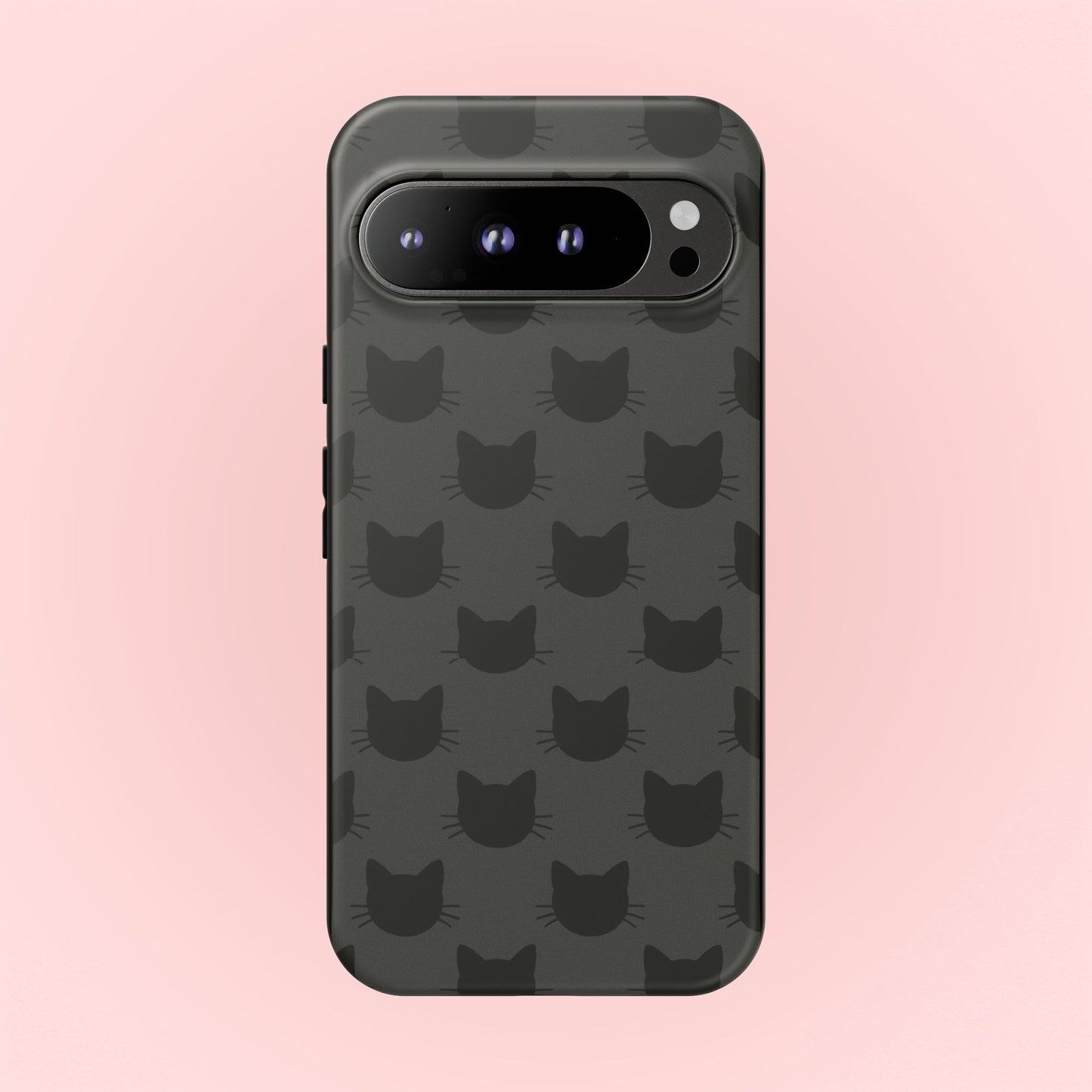 Black Cat Tough Phone Case