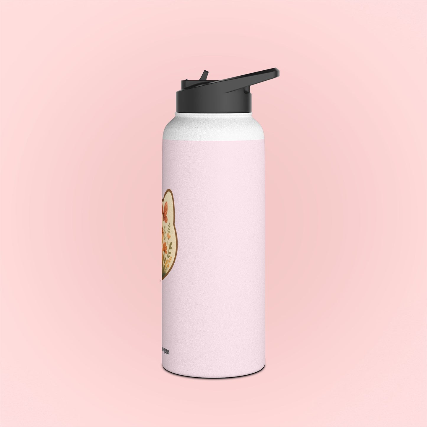 Flower Kitty Water Bottle