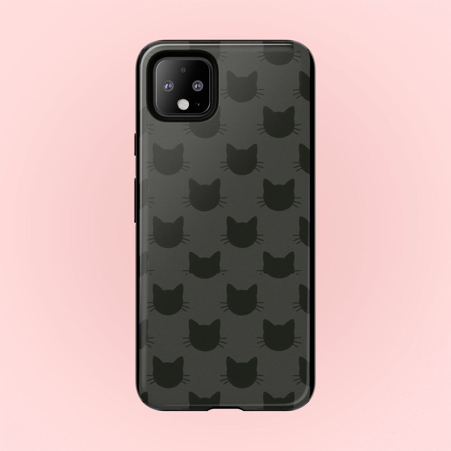 Black Cat Tough Phone Case