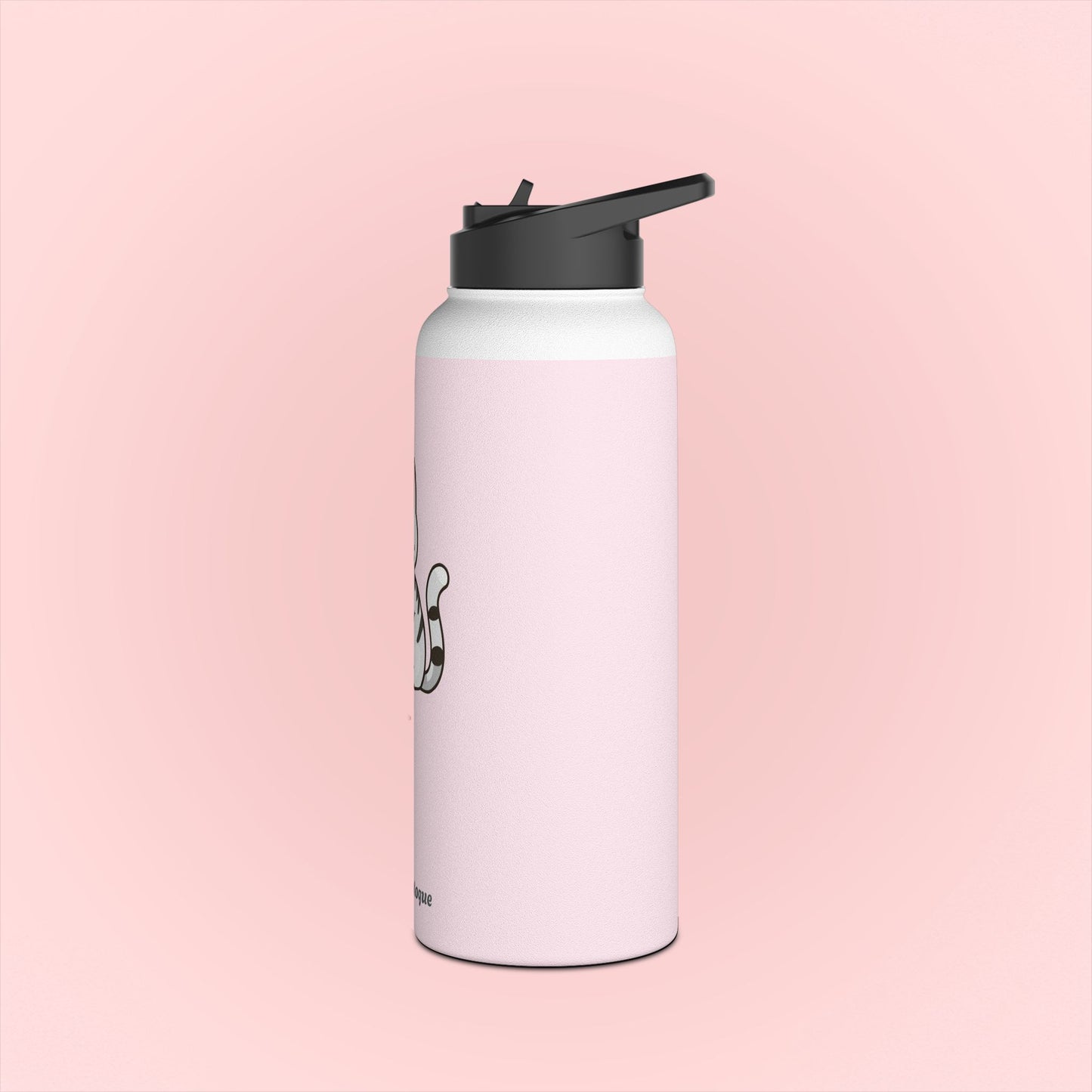 White Kitty Water Bottle