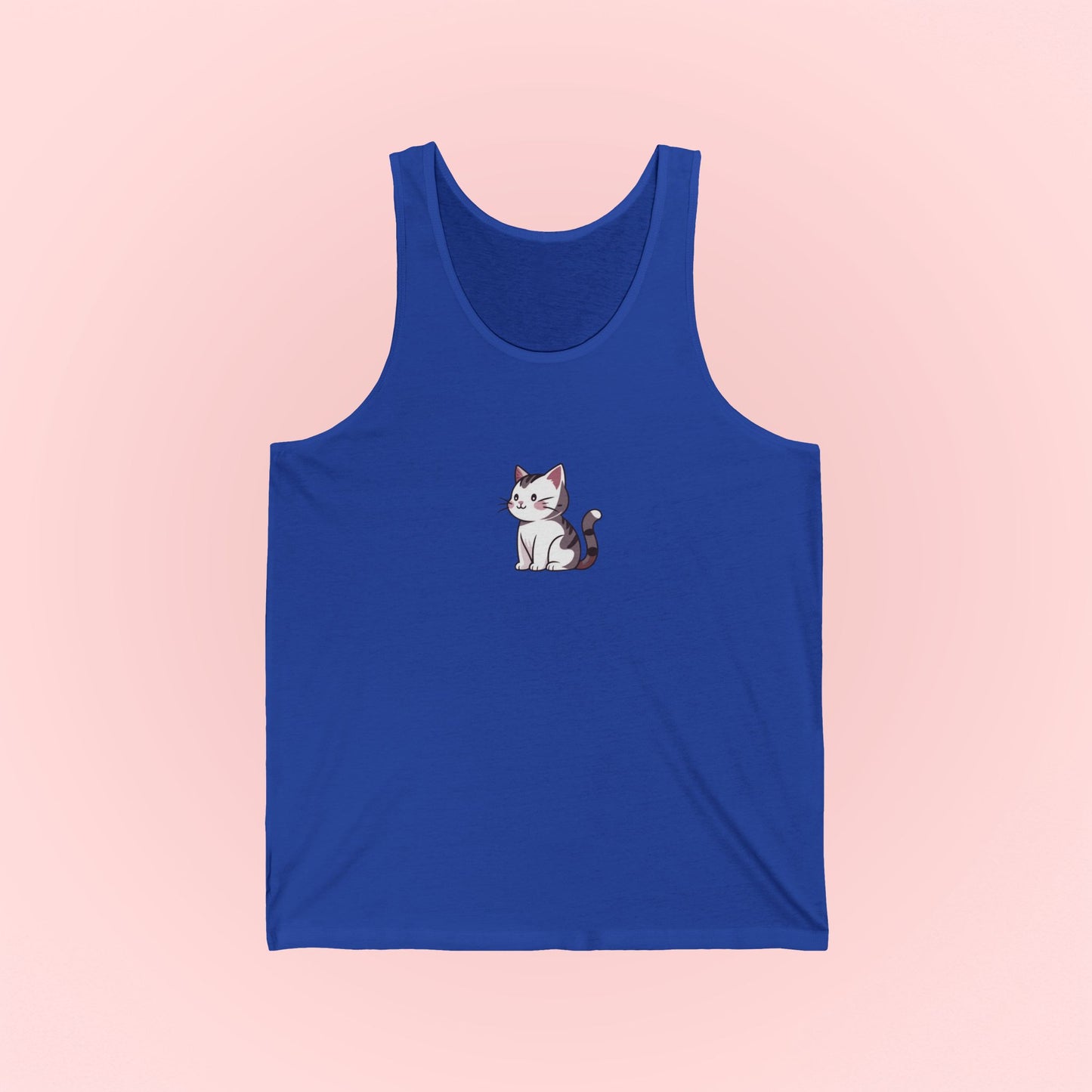 Gray Cat Tank Top