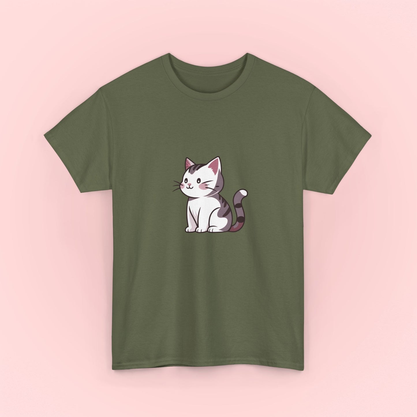 Gray Cat Tee