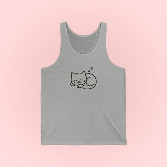 Sleeping Kitty Tank Top
