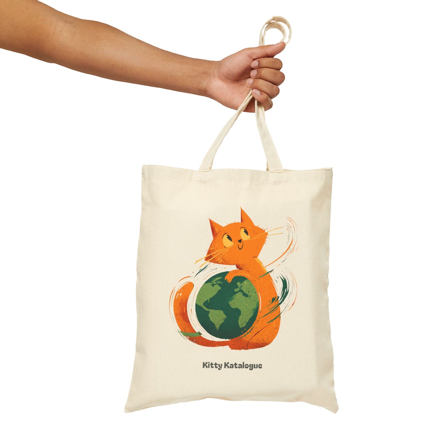 Kitty & Earth Tote Bag