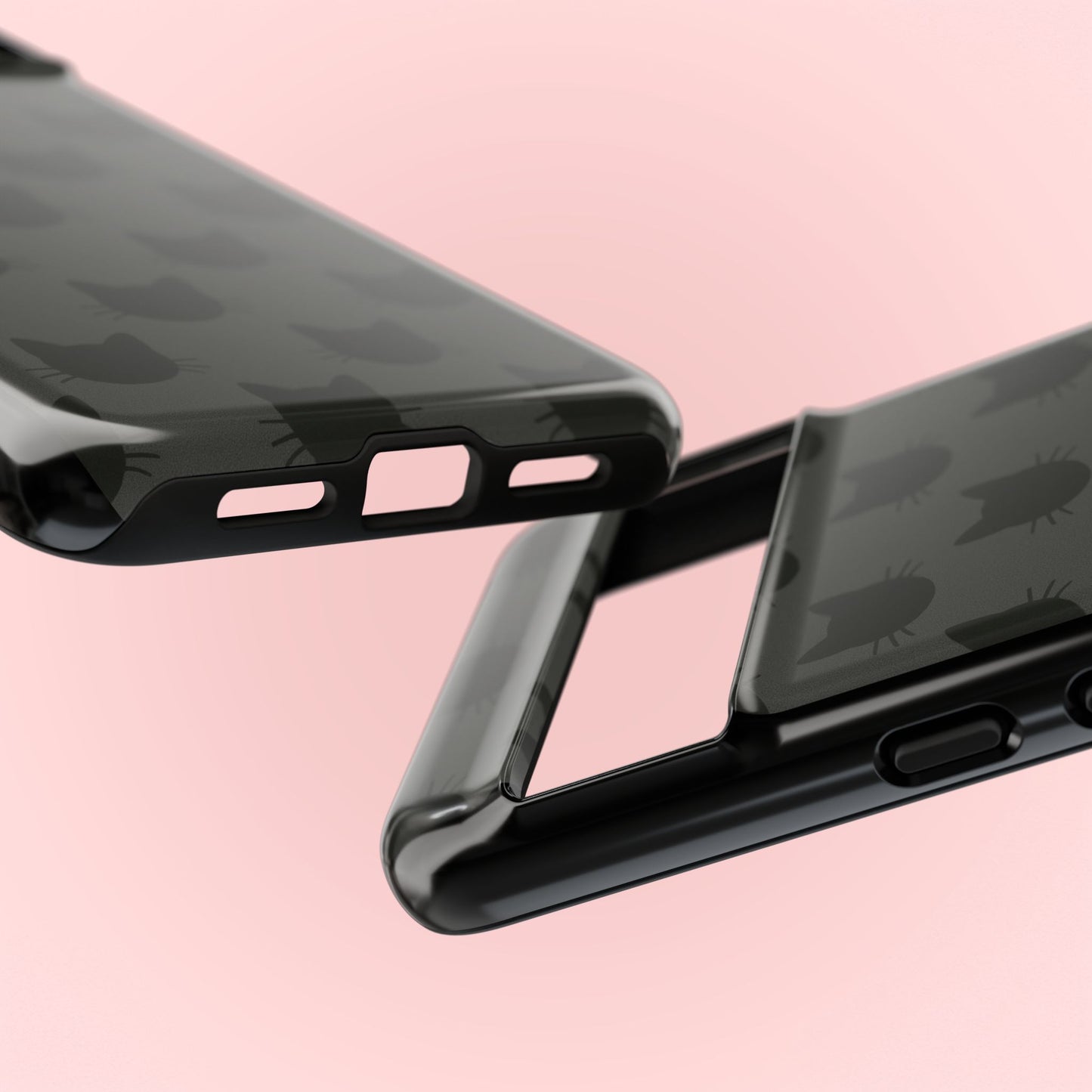 Black Cat Tough Phone Case