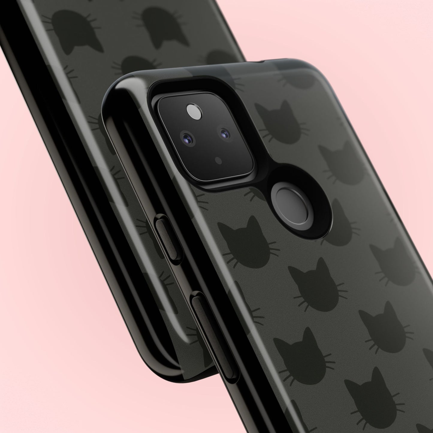 Black Cat Tough Phone Case