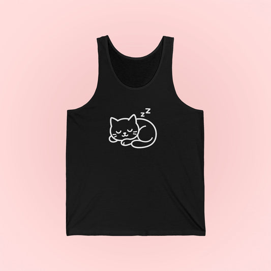 Sleeping Kitty Tank Top