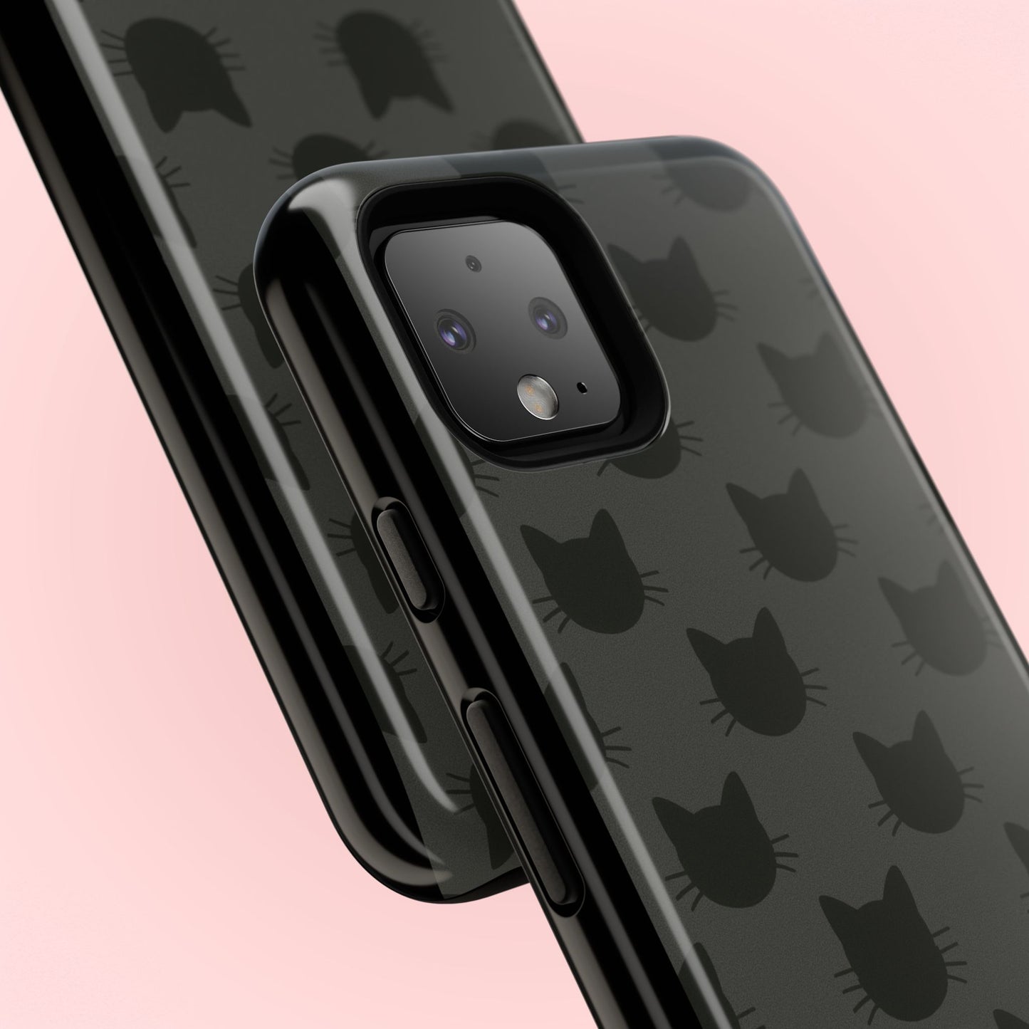Black Cat Tough Phone Case