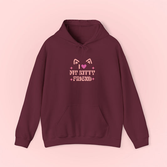 I <3 My Kitty Friend Hoodie