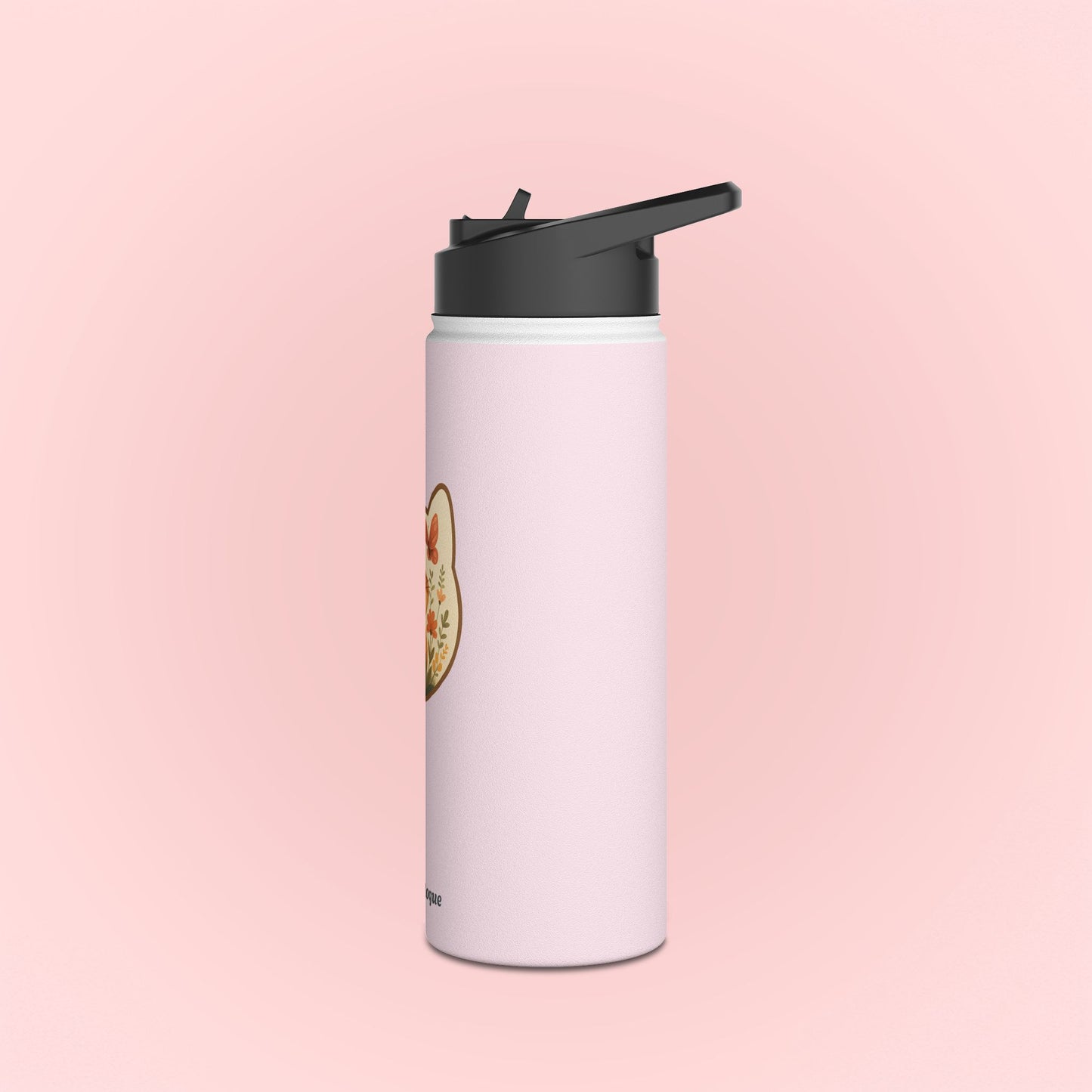 Flower Kitty Water Bottle