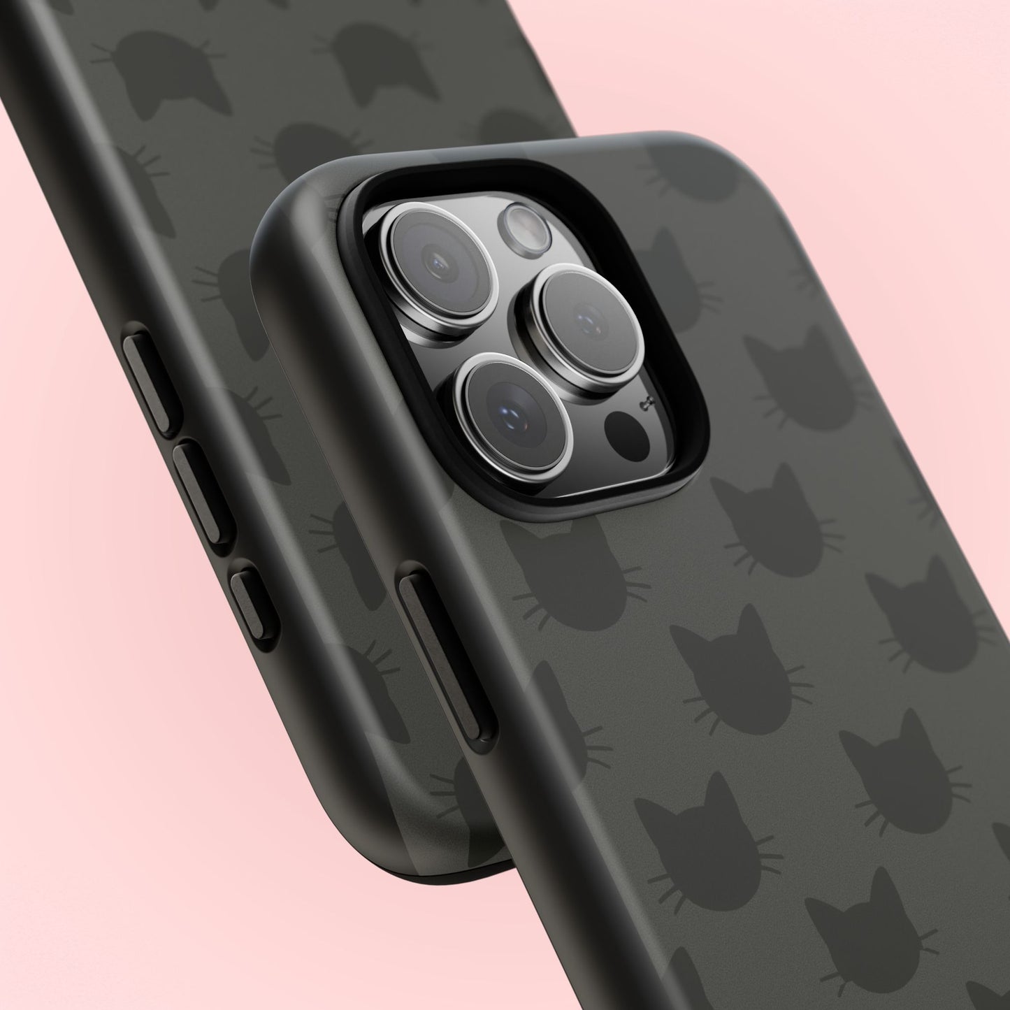 Black Cat Tough Phone Case