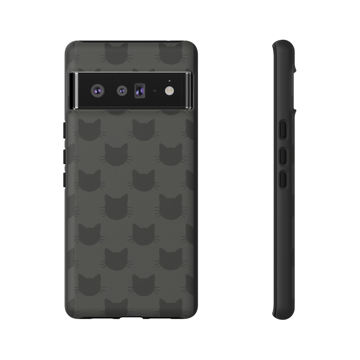 Black Cat Tough Phone Case