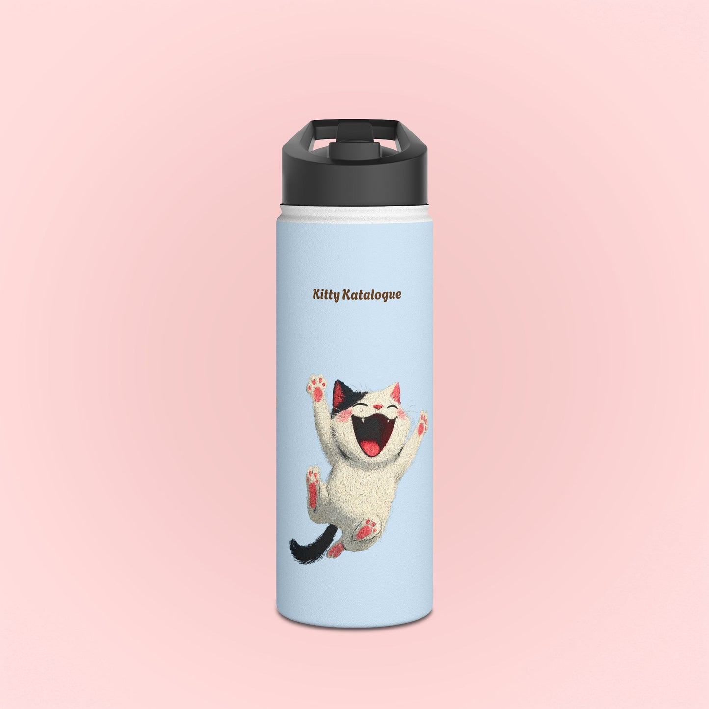 Happy Kitty Water Bottle
