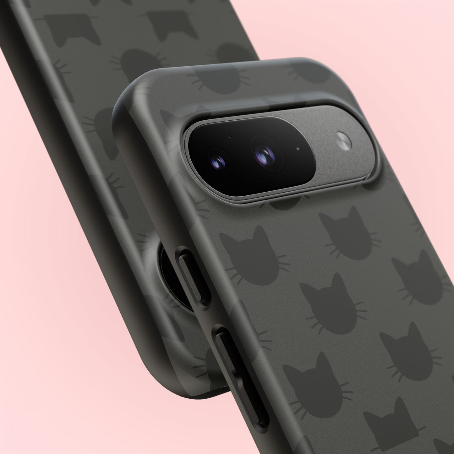 Black Cat Tough Phone Case