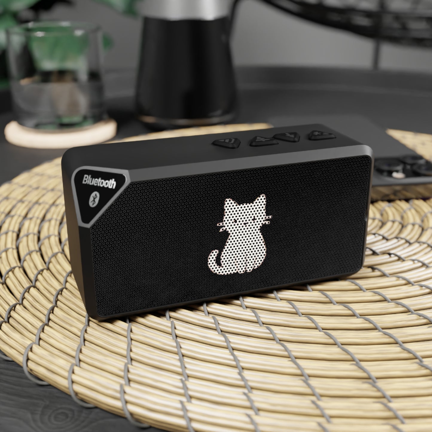Wireless Bluetooth Cat Speaker, Cute Animal Soundbox, Portable Music Player, Cat Lover Gift, Speaker for Home or Travel