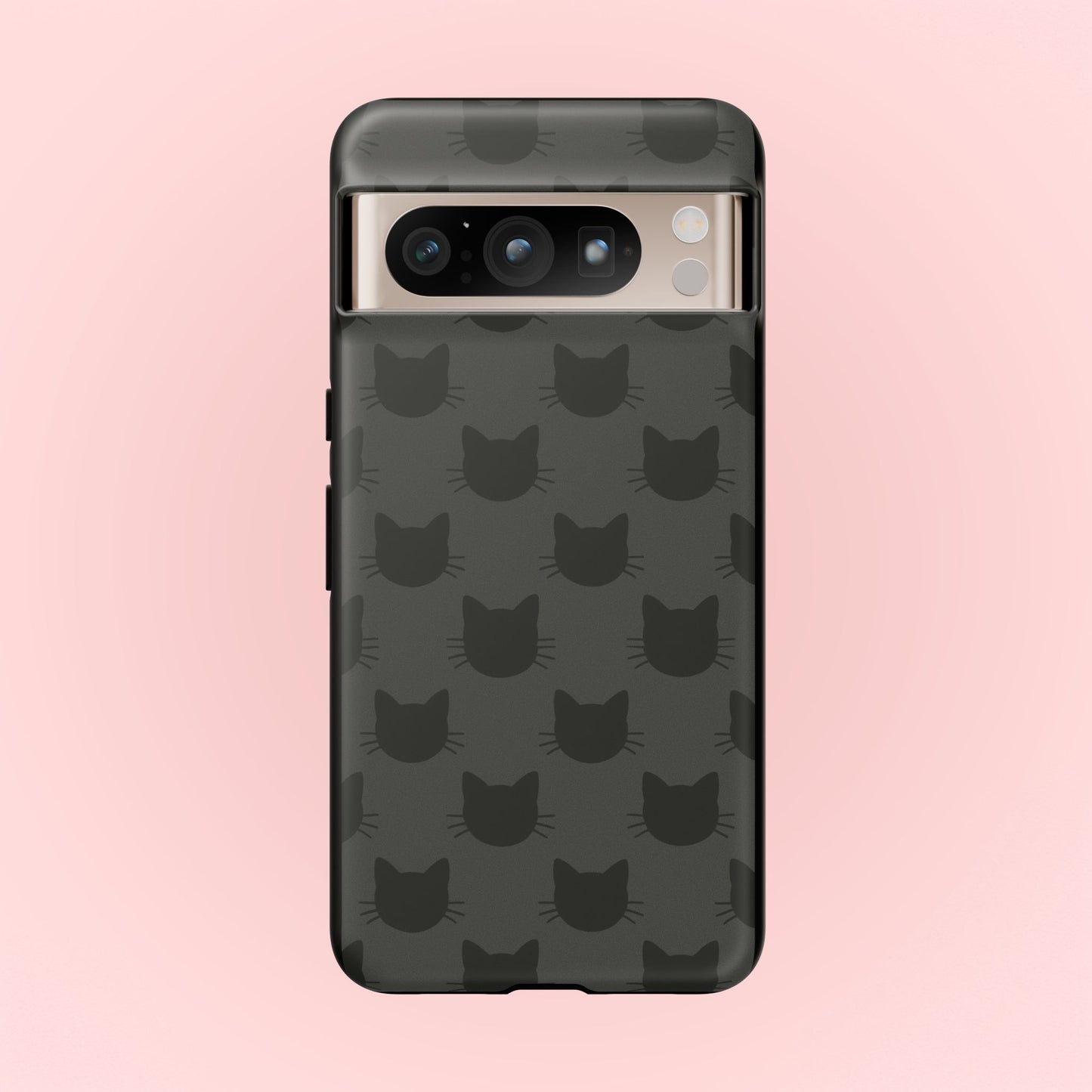 Black Cat Tough Phone Case
