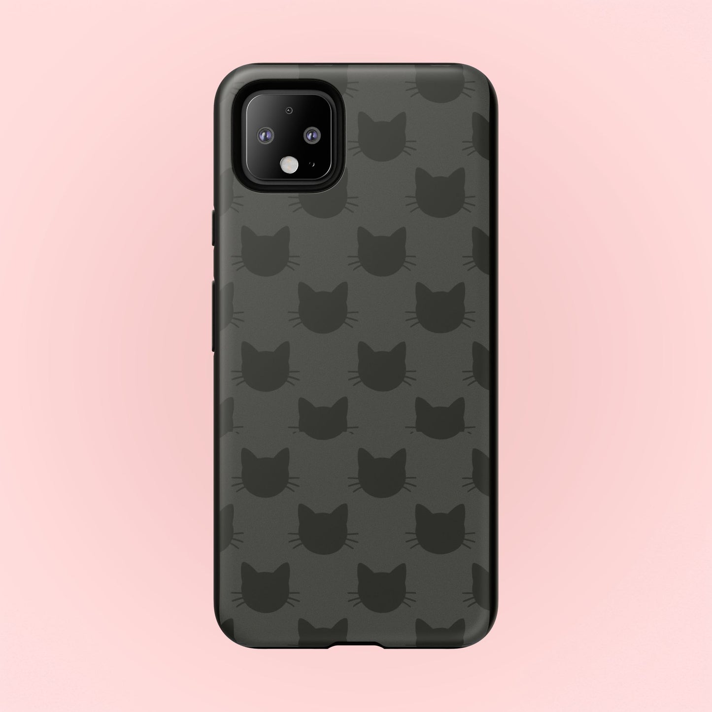 Black Cat Tough Phone Case