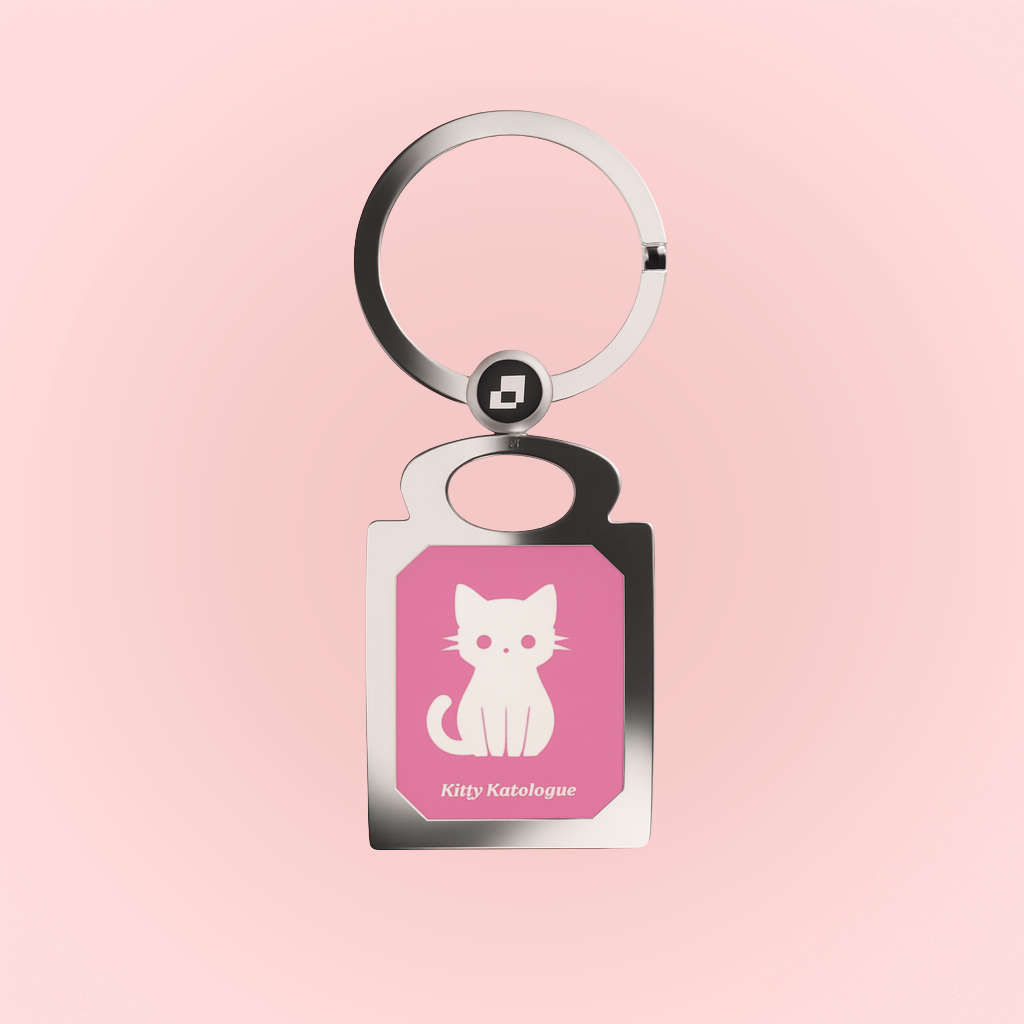 Keyring Chain Accessory Sitting Kitty