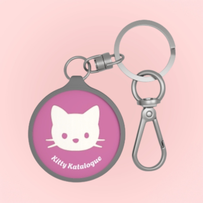 Key Chain - Kitty Katalogue Cat Head Key Chain