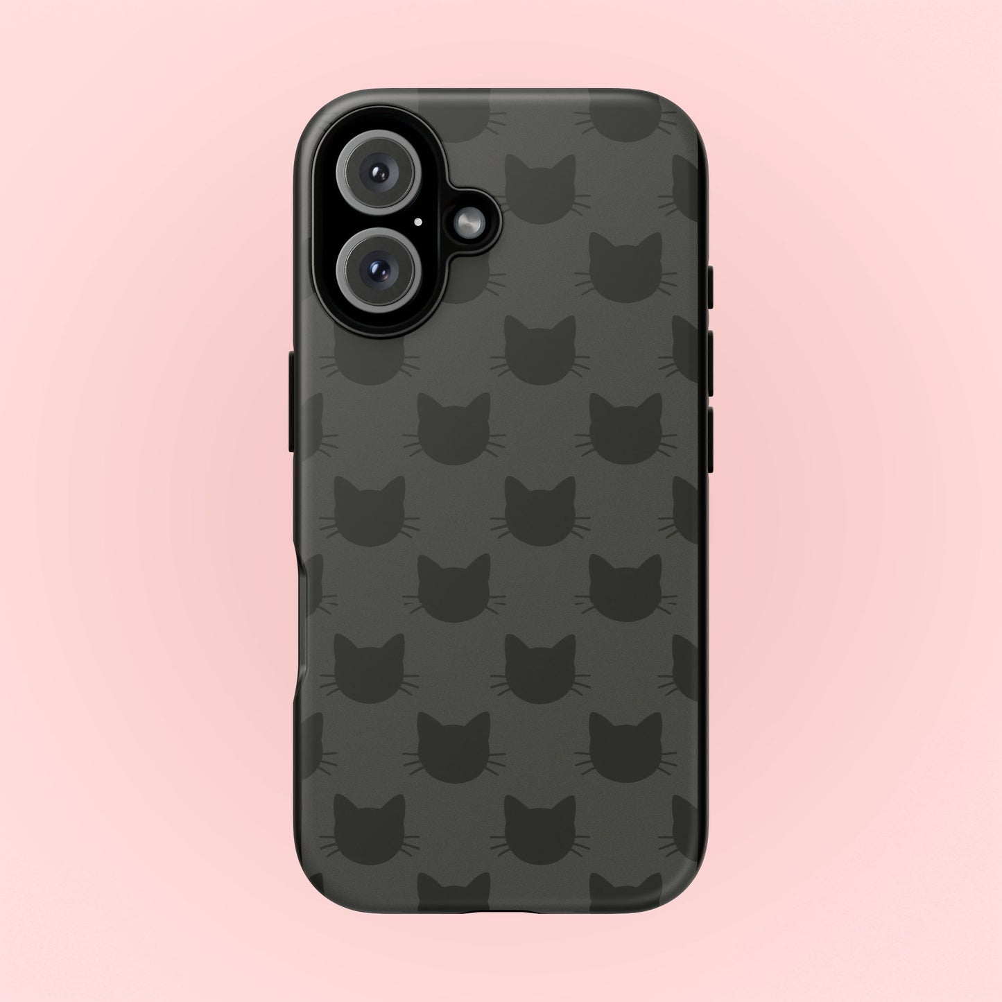 Black Cat Tough Phone Case